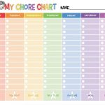 Free Printable Chore Chart – Yaman.startflyjobs.co Intended For Free   Chore Chart For Adults Printable Free