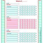 Free Printable Chore Charts For Multiple Children | Chart And   Free Printable Chore Charts For Multiple Children
