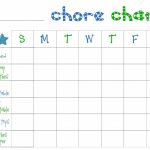 Free Printable Chore Charts For Toddlers | Popular Pins   Frugal   Free Printable Chore Chart Templates