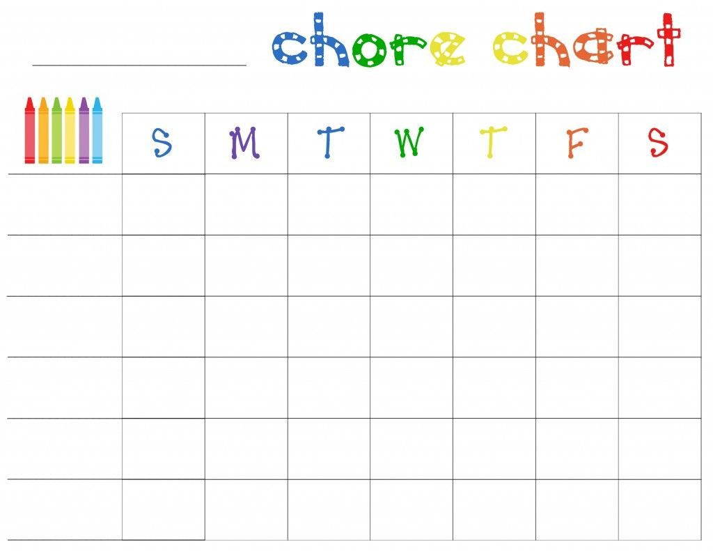 Free Printable Chore Charts For Toddlers | Thrifty Thursday @ Lwsl - Free Printable Chore Chart Templates