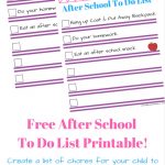 Free Printable Chore List For Kids!   Must Have Mom   Free Printable Kids To Do List
