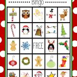 Free Printable Christmas Bingo Game | Christmas | Pinterest   Christmas Bingo Game Printable Free
