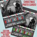 Free Printable Christmas Cards {Customize With Your Own Photo!}   Free Printable Photo Christmas Cards