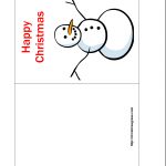 Free Printable Christmas Cards | Free Printable Happy Christmas Card   Free Printable Christmas Cards To Color