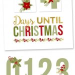 Free Printable Christmas Countdown | Bake Craft Sew Decorate   Free Printable Christmas Photo Collage