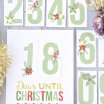 Free Printable Christmas Countdown   Yellow Bliss Road   Christmas Countdown Free Printable