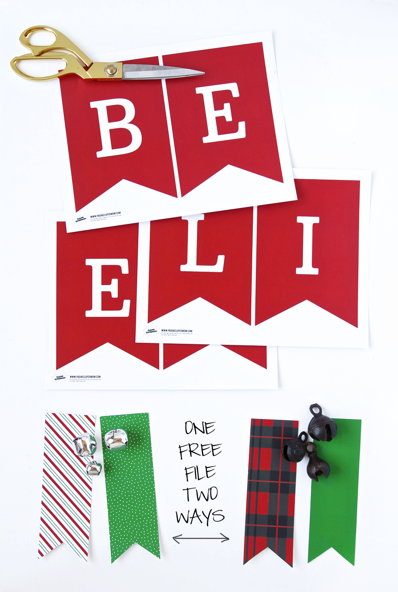 Free Printable Christmas Decor From Paging Supermom - Free Printable Christmas Decorations