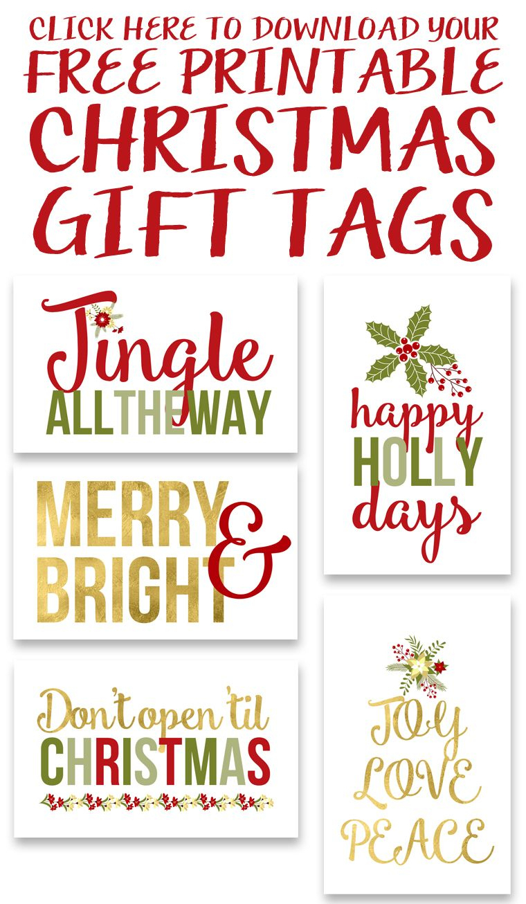 Free Printable Christmas Gift Tags | Crafty 2 The Core~Diy Galore - Diy Christmas Gift Tags Free Printable