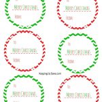 Free Printable Christmas Gift Tags   Keeping Life Sane   Free Printable Christmas Labels