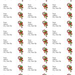 Free Printable Christmas Labels Templates | Christmas Address Labels   Free Printable Address Labels