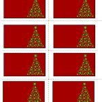Free Printable Christmas Labels With Trees   Christmas Labels Free Printable Templates