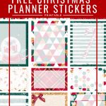 Free Printable Christmas Planner Stickers   Three Little Ferns   Free Printable Planner Stickers Pdf