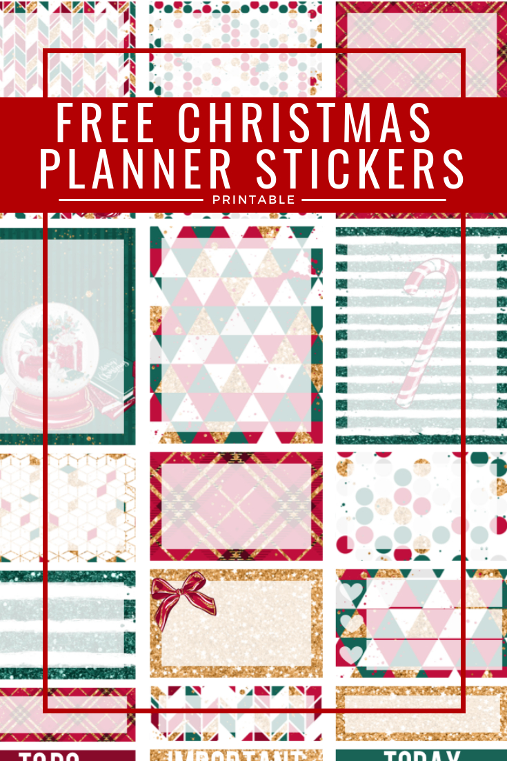 Free Printable Christmas Planner Stickers - Three Little Ferns - Free Printable Planner Stickers Pdf