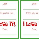 Free Printable Christmas Thank You Cards | Gift Ideas | Thank You   Christmas Thank You Cards Printable Free