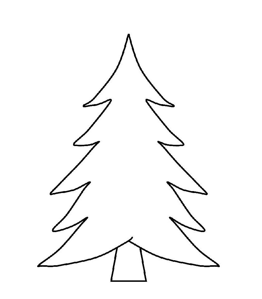 Free Printable Christmas Tree Template