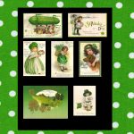 Free Printable Collage Sheets | Free Printable Spring Green Collage   Free Printable Picture Collage