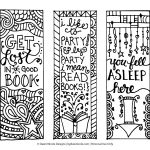 Free Printable Coloring Page Bookmarks | Dawn Nicole Designs®   Free Printable Bookmarks