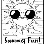 Free Printable Coloring Page: Summer Fun | Summer | Pinterest   Summer Coloring Sheets Free Printable