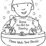 Free Printable Coloring Page To Teach Kids About Hygiene: Germs Are   Free Printable Good Touch Bad Touch Coloring Book