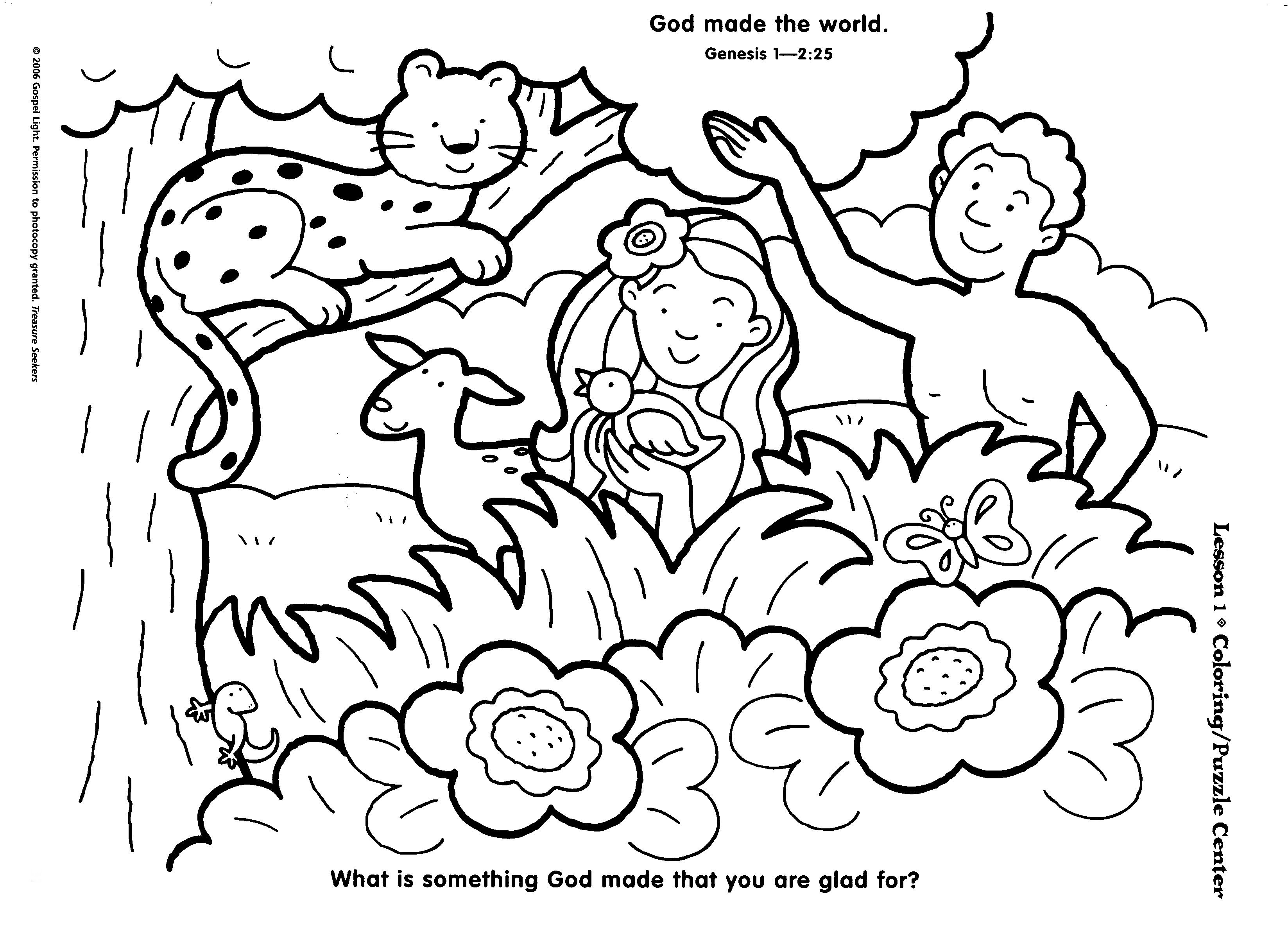 Free Printable Coloring Pages Sunday School: Sunday School Coloring - Free Printable Sunday School Coloring Sheets