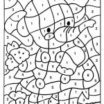 Free Printable Colornumber Coloring Pages | Colornumber   Free Printable Color By Number For Adults
