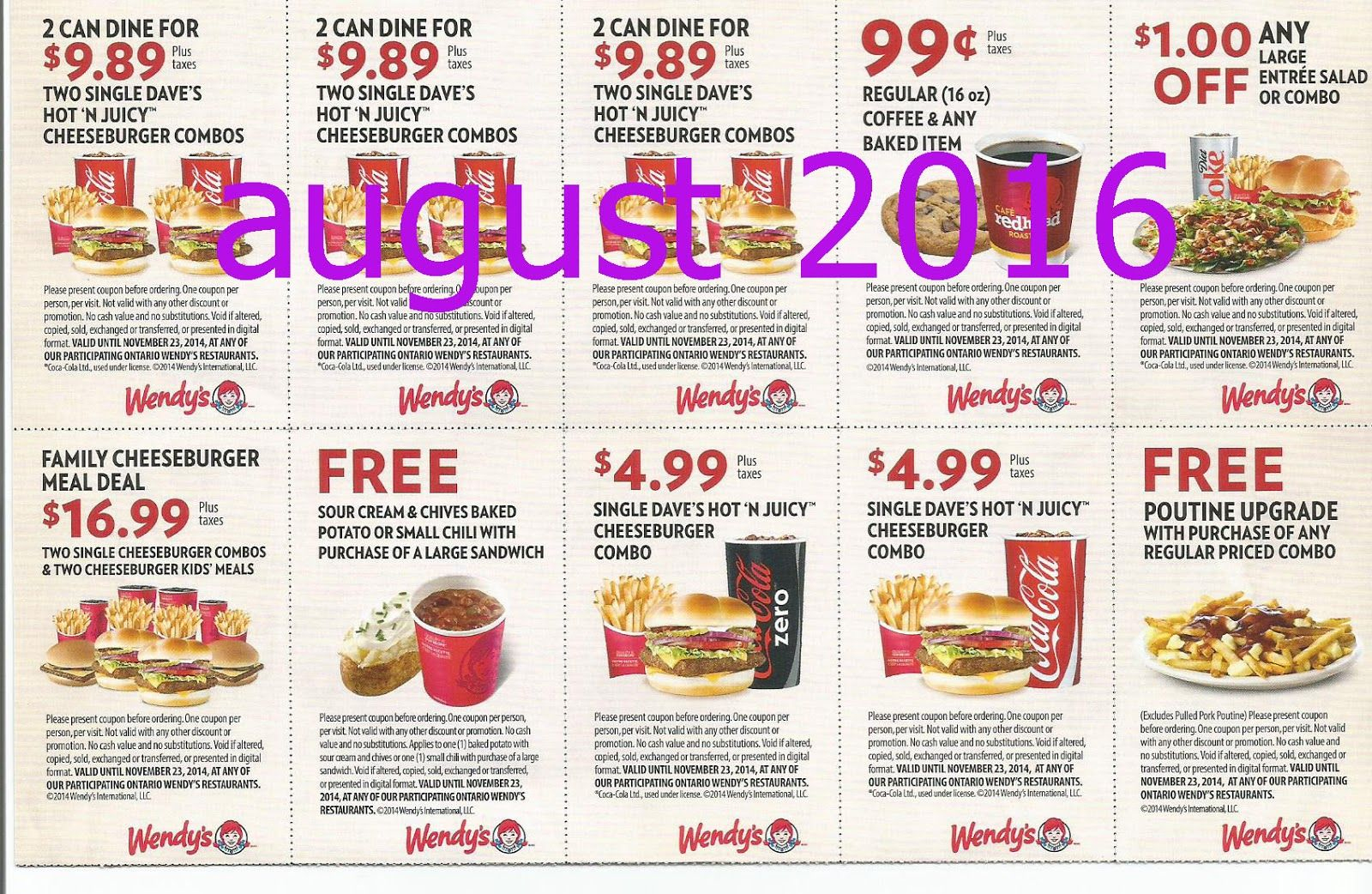 Free Printable Coupons: Wendys Coupons | Fast Food Coupons - Free Printable Coupons For Food