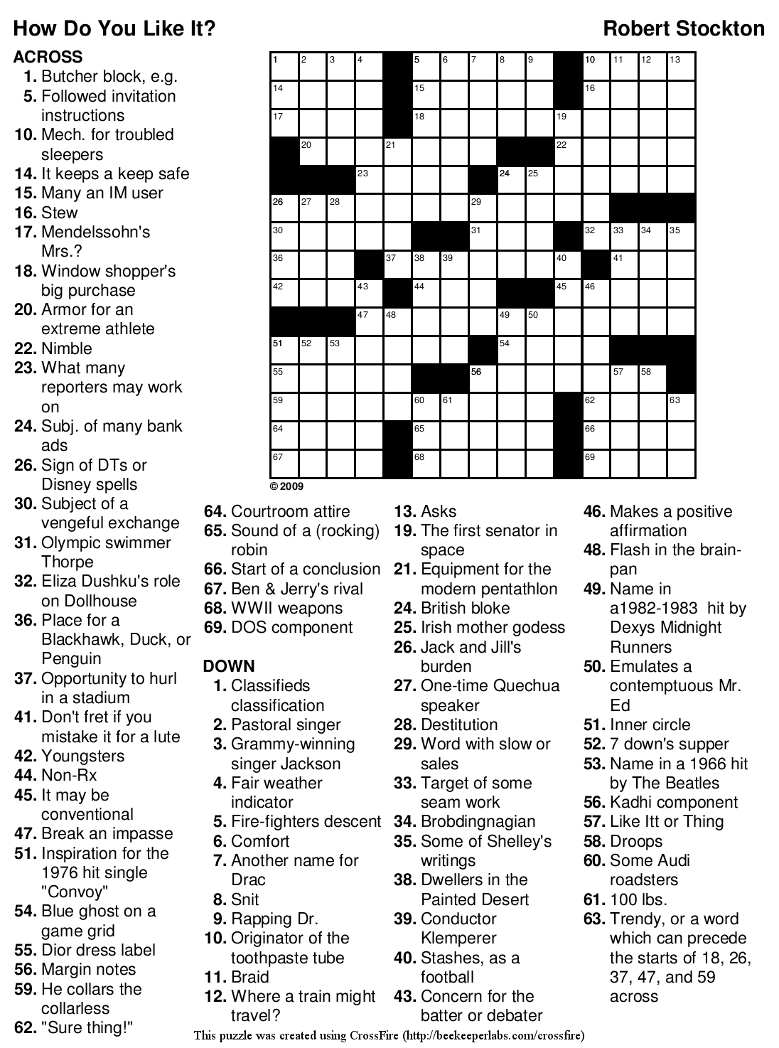 Free Printable Crosswords Medium Crossword Puzzle Sc St Beekeeper In - Free Printable Crosswords Medium