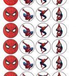 Free Printable Cupcake Wrappers And Toppers With Spiderman   Free Printable Spiderman Pictures