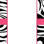 Free #printable Customizable Zebra Stripes #party Invitation | Party   Free Printable Zebra Print Birthday Invitations