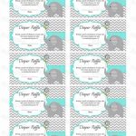 Free Printable Diaper Raffle Tickets Elephant | Free Printable   Free Printable Diaper Raffle Tickets Elephant