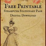 Free Printable Digital Download Stationary Page   Free Printable Stationery