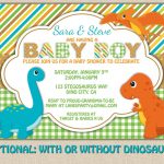 Free Printable Dinosaur Baby Shower Invitation | My Kaden   Free Printable Dinosaur Baby Shower Invitations