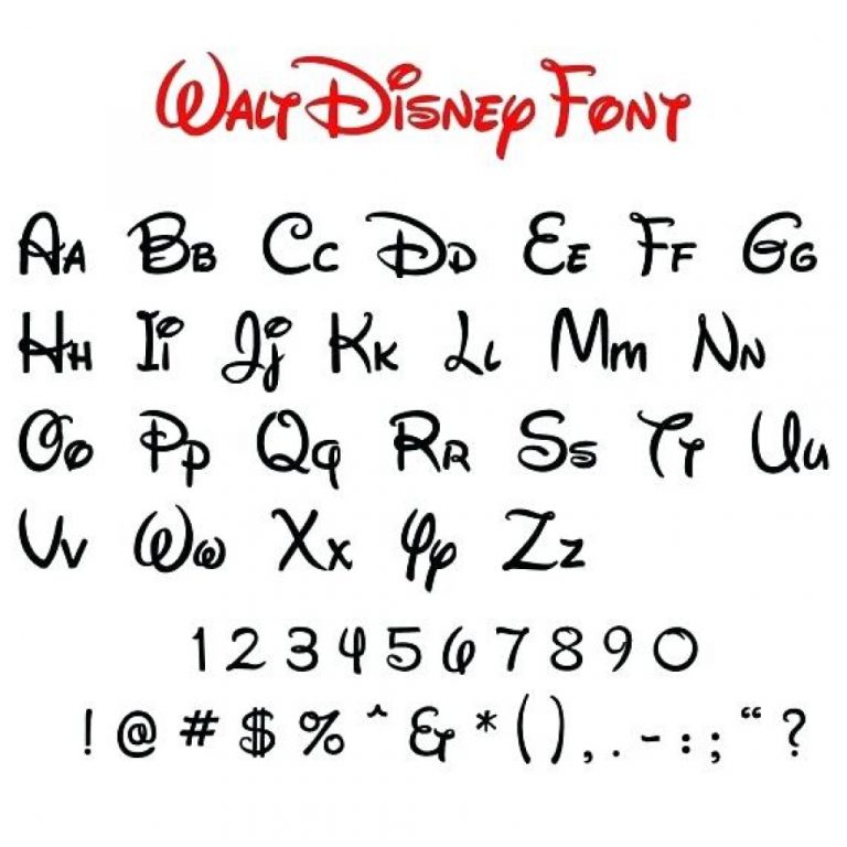 Free Printable Disney Alphabet Letters | Free Printable - Free ...