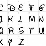 Free Printable Disney Alphabet Letters | Free Printable   Free Printable Disney Alphabet Letters