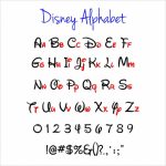 Free Printable Disney Alphabet Letters | Free Printable   Free Printable Disney Alphabet Letters