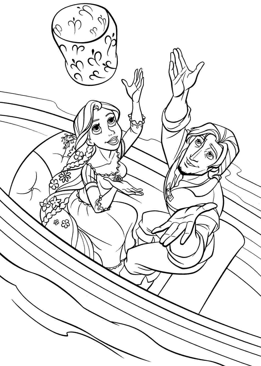 Free Printable Disney Princess Tangled Rapunzel Colouring Pages For - Free Printable Tangled