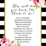 Free Printable Don't Say Wedding Game … | Wedding Planning | Pinte…   How Well Do You Know The Bride Free Printable