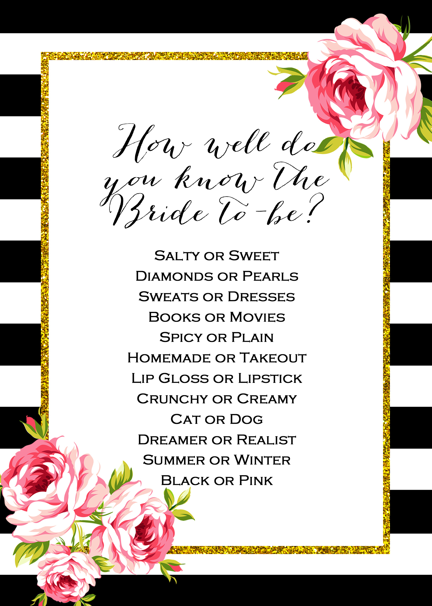 Free Printable Don&amp;#039;t Say Wedding Game … | Wedding Planning | Pinte… - How Well Do You Know The Bride Game Free Printable