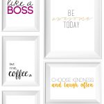 Free Printable Download: 10 Home Office Prints | Vitamix | Pinterest   Free Printable Quotes For Office