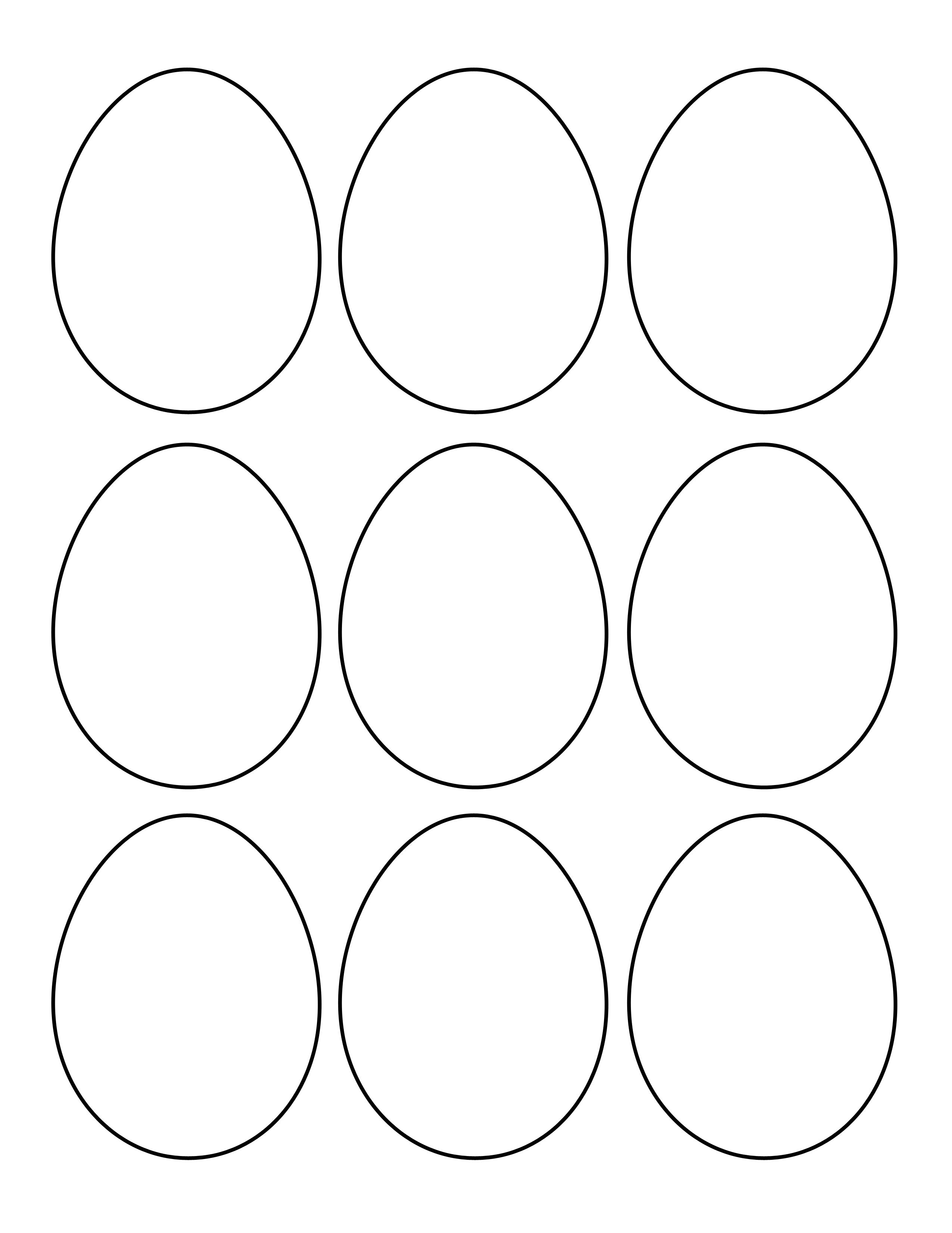 Free Printable Easter Egg Templates – Hd Easter Images - Easter Egg Template Free Printable