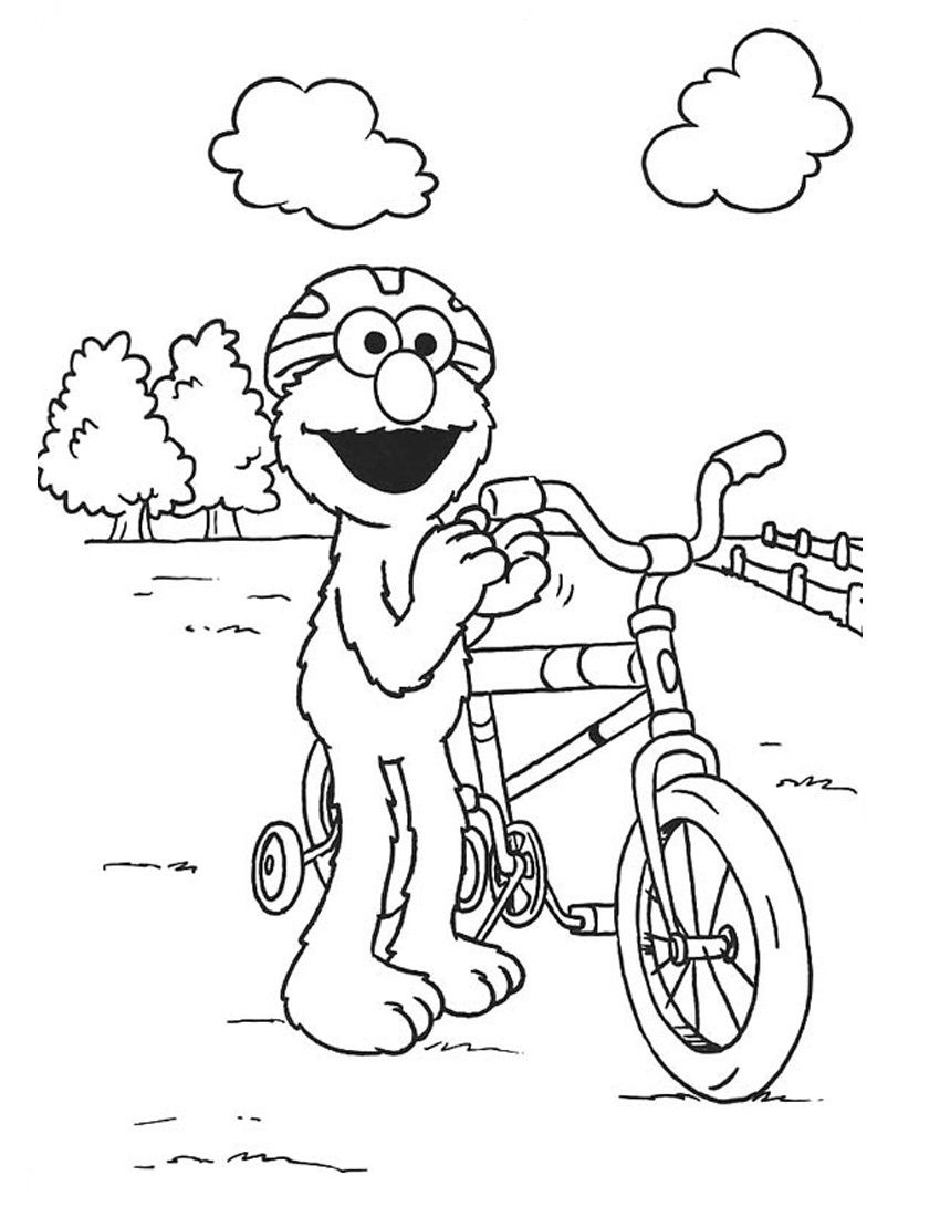 Free Printable Elmo Coloring Pages For Kids | Elmo | Pinterest - Elmo Color Pages Free Printable