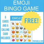 Free Printable Emoji Bingo Game | Idées Pour La Maison | Pinterest   Free Emoji Bingo Printable