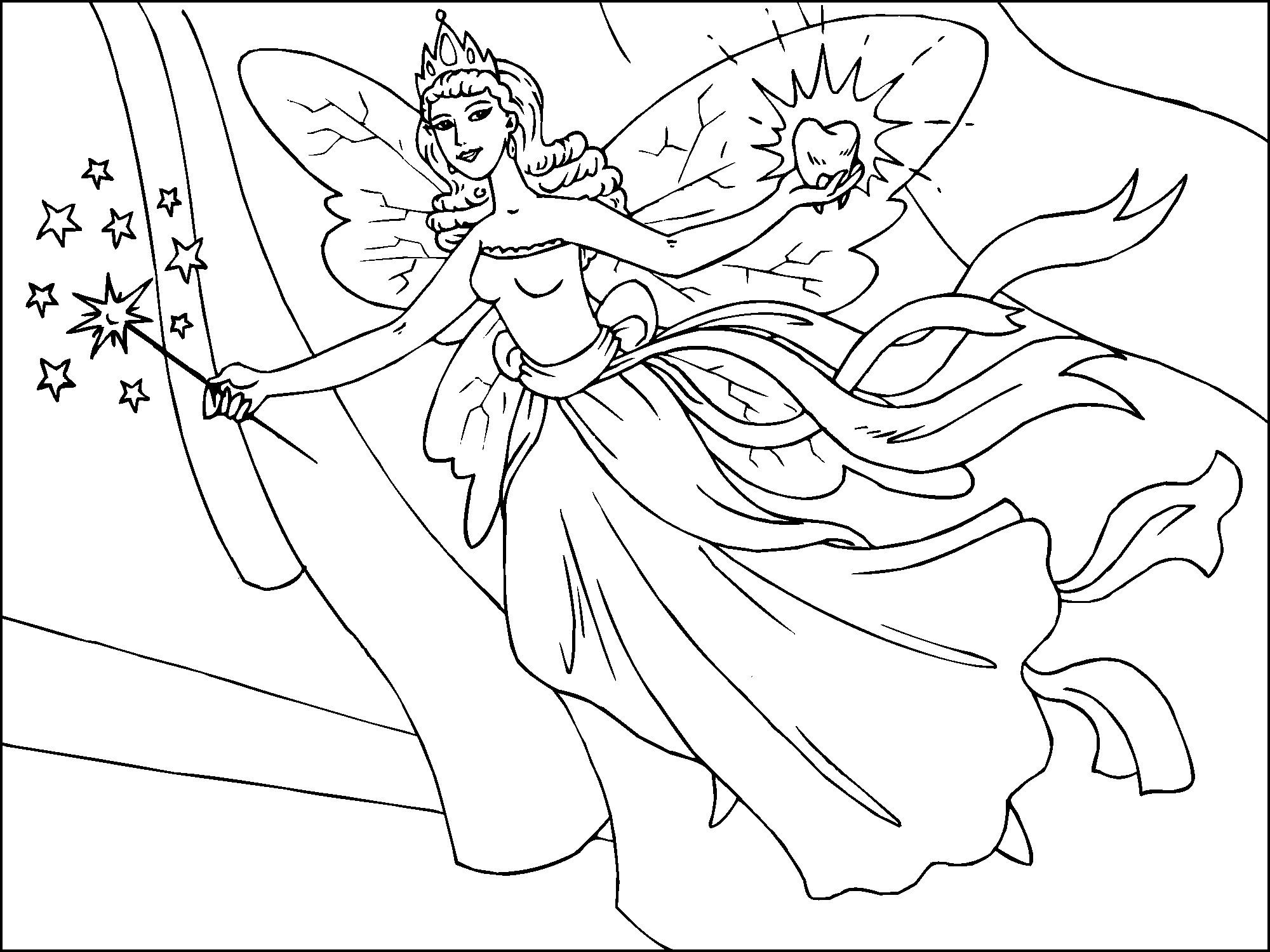 Free Printable Fairy Coloring Pages For Kids | Everything - Free Printable Fairy Coloring Pictures