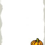 Free Printable Fall Border Stationery | Vectorborders   Free Printable Halloween Stationery Borders