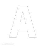 Free Printable Fancy Letters | Free Printable Large Alphabet Letter   Free Printable 8 Inch Letters