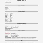 Free Printable Fill In The Blank Resume Templates Fill In The Blank   Free Printable College Degrees