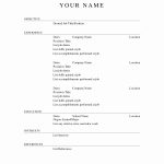 Free Printable Fill In The Blank Resume Templates Then Printable   Free Printable Fill In The Blank Resume Templates