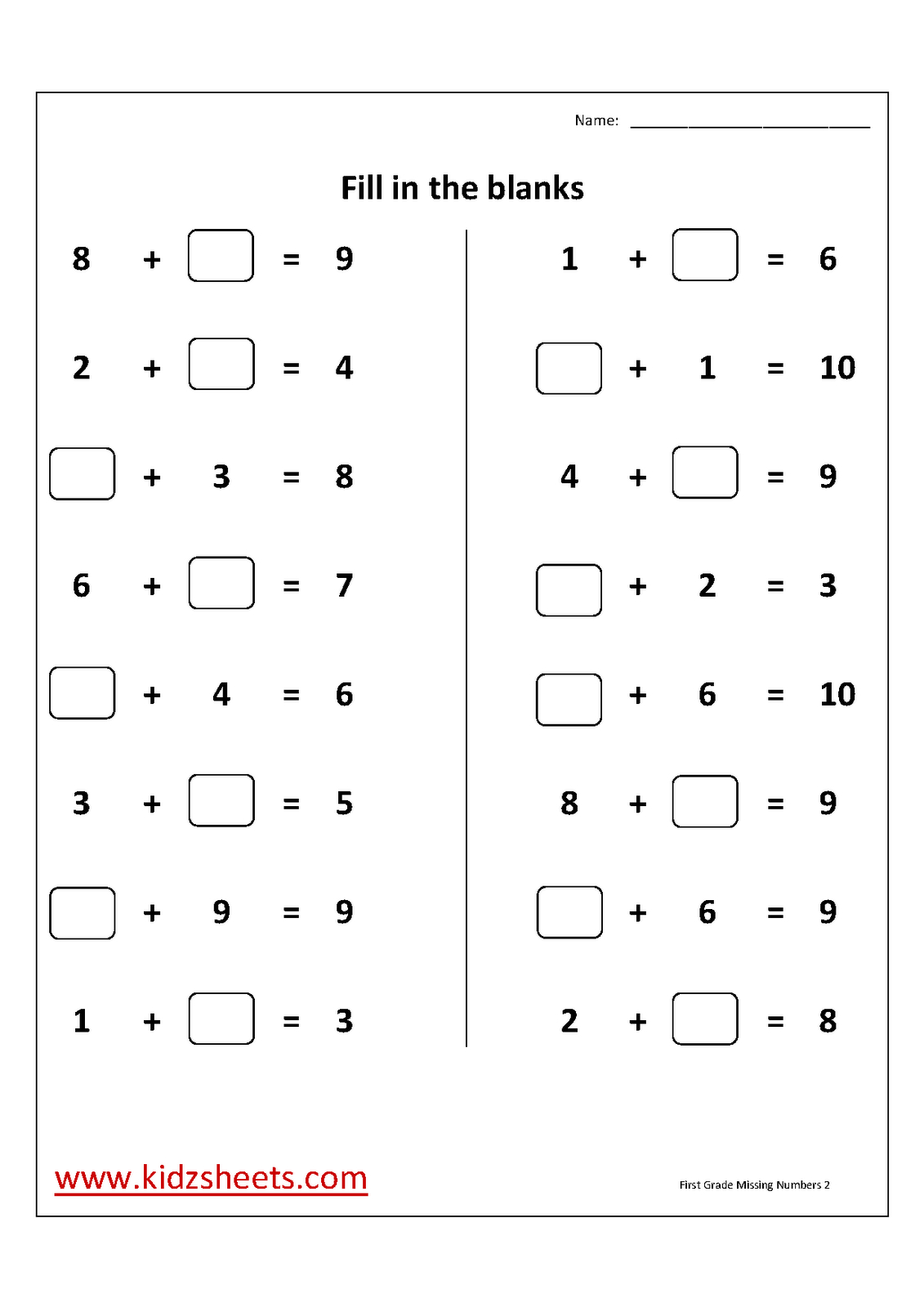 Free Printable First Grade Worksheets, Free Worksheets, Kids Maths - Free Printable Math Worksheets Word Problems First Grade