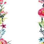 Free Printable Flower Page Borders Clipart Collection   Free Printable Flowers