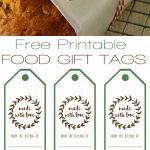 Free Printable Food Gift Tags | Printables | Pinterest | Gift Tags   Free Printable Christmas Food Labels